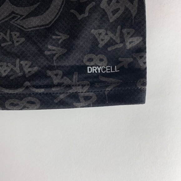 Borussia Dortmund BVB Black Puma Soccer Jersey Mens Large - Picture 5 of 9